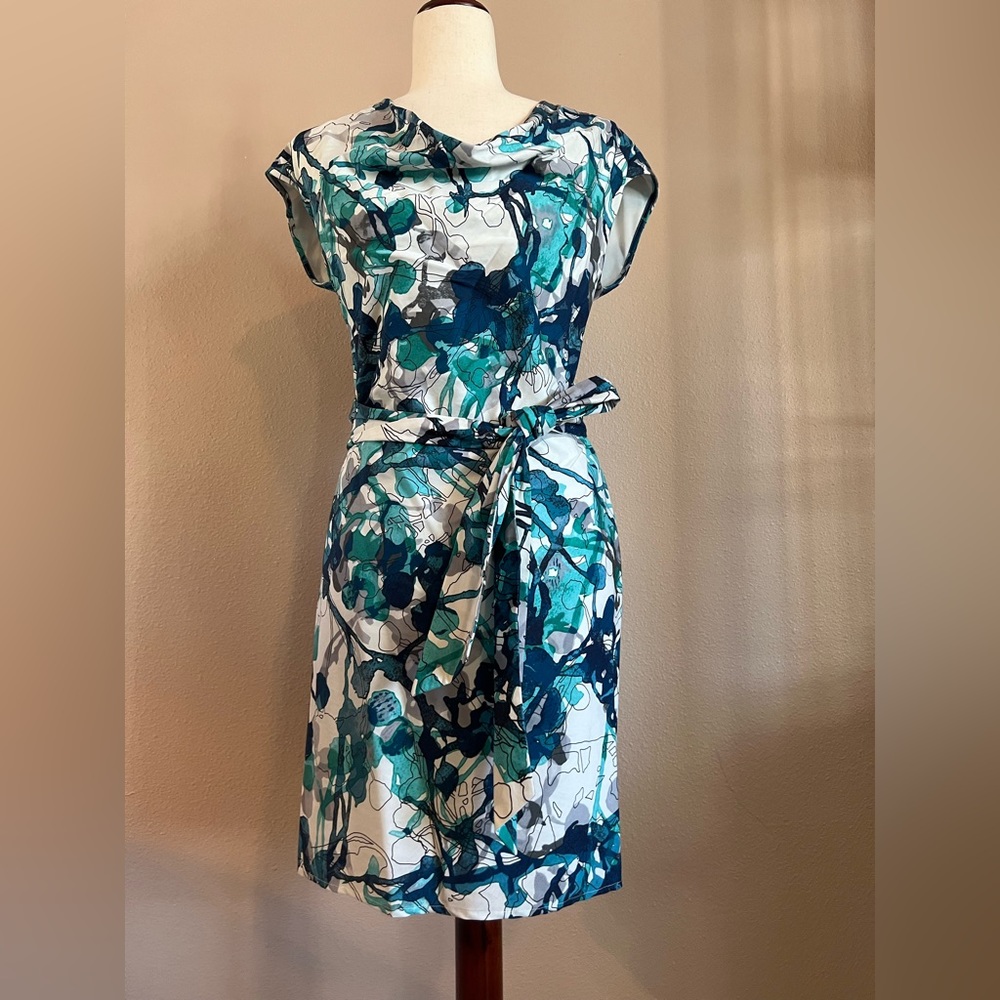 Marc New York dress, size 2, blue multicolor